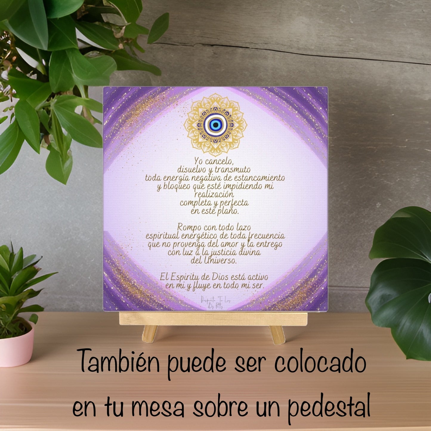 Lienzo con Decreto de Protección