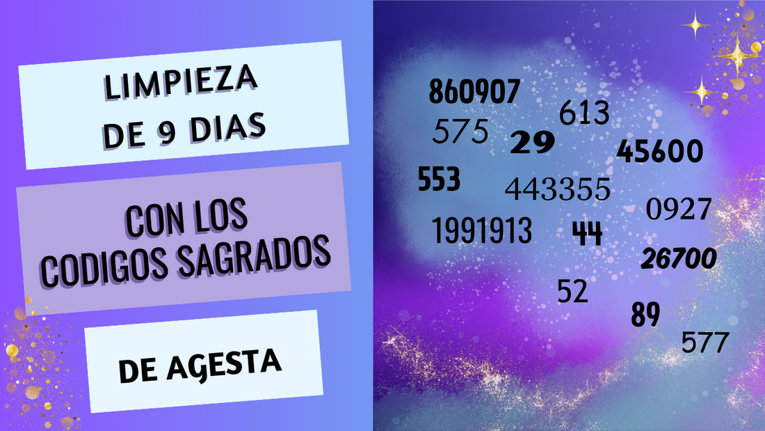 Limpieza de 9 Días con Códigos Sagrados de AGESTA