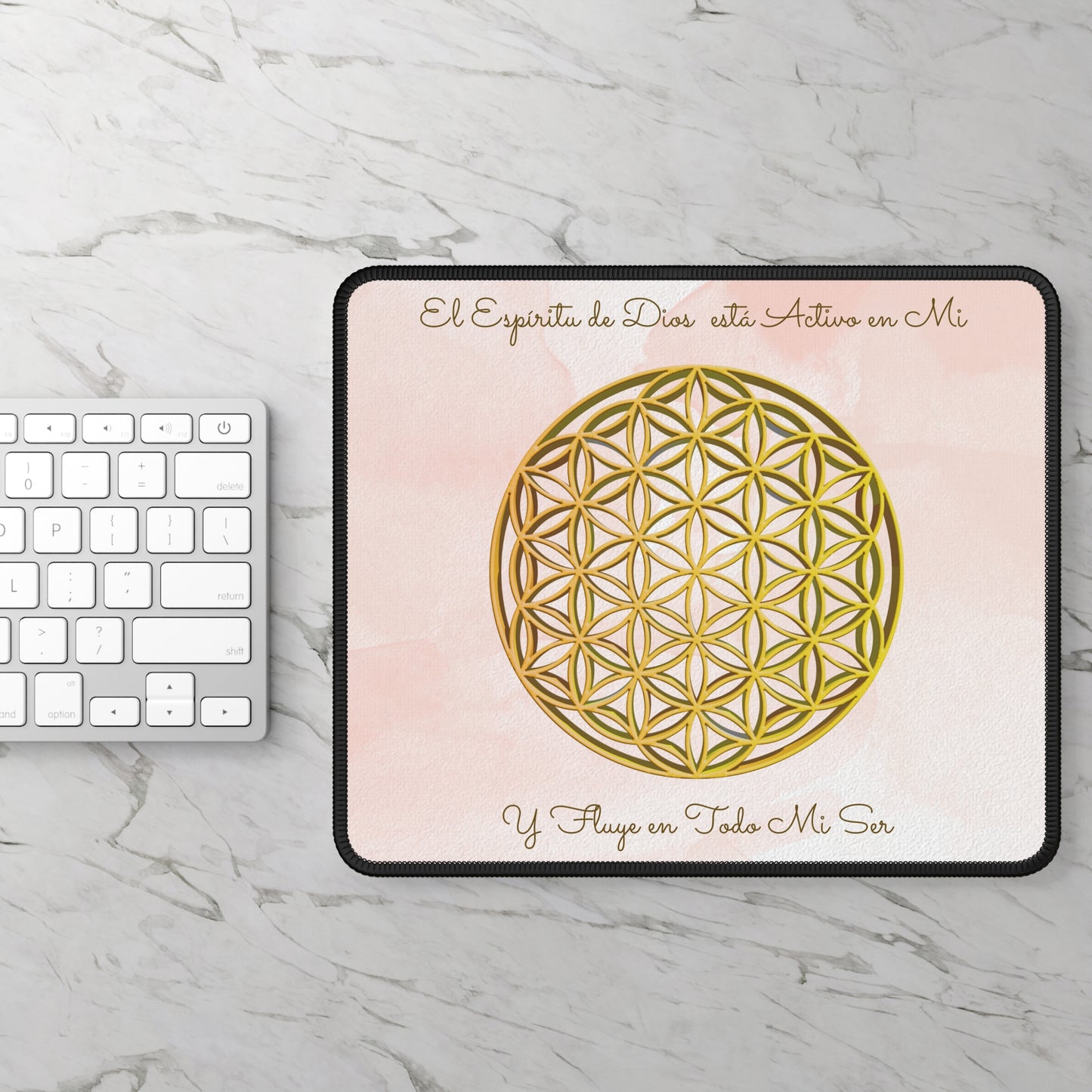 Mouse Pad con Flor de la Vida
