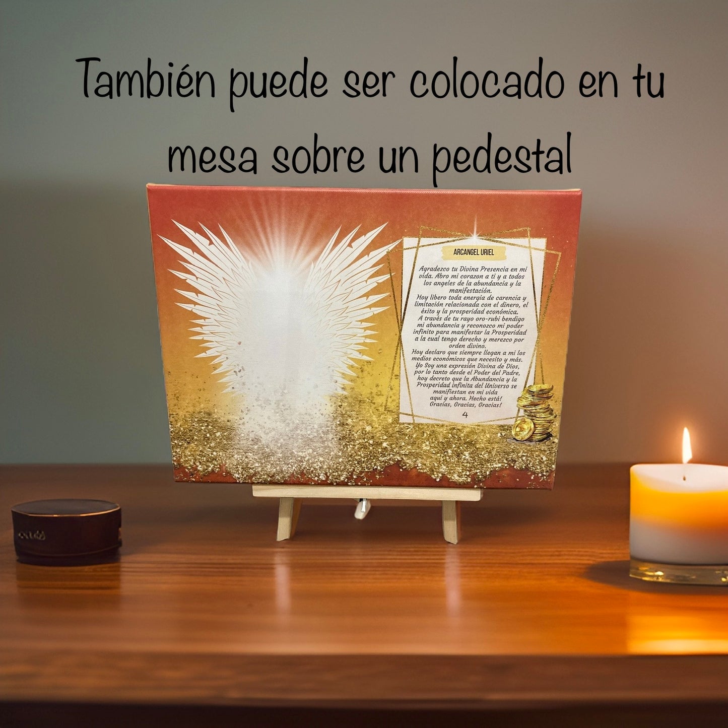 Lienzo Arcángel Uriel