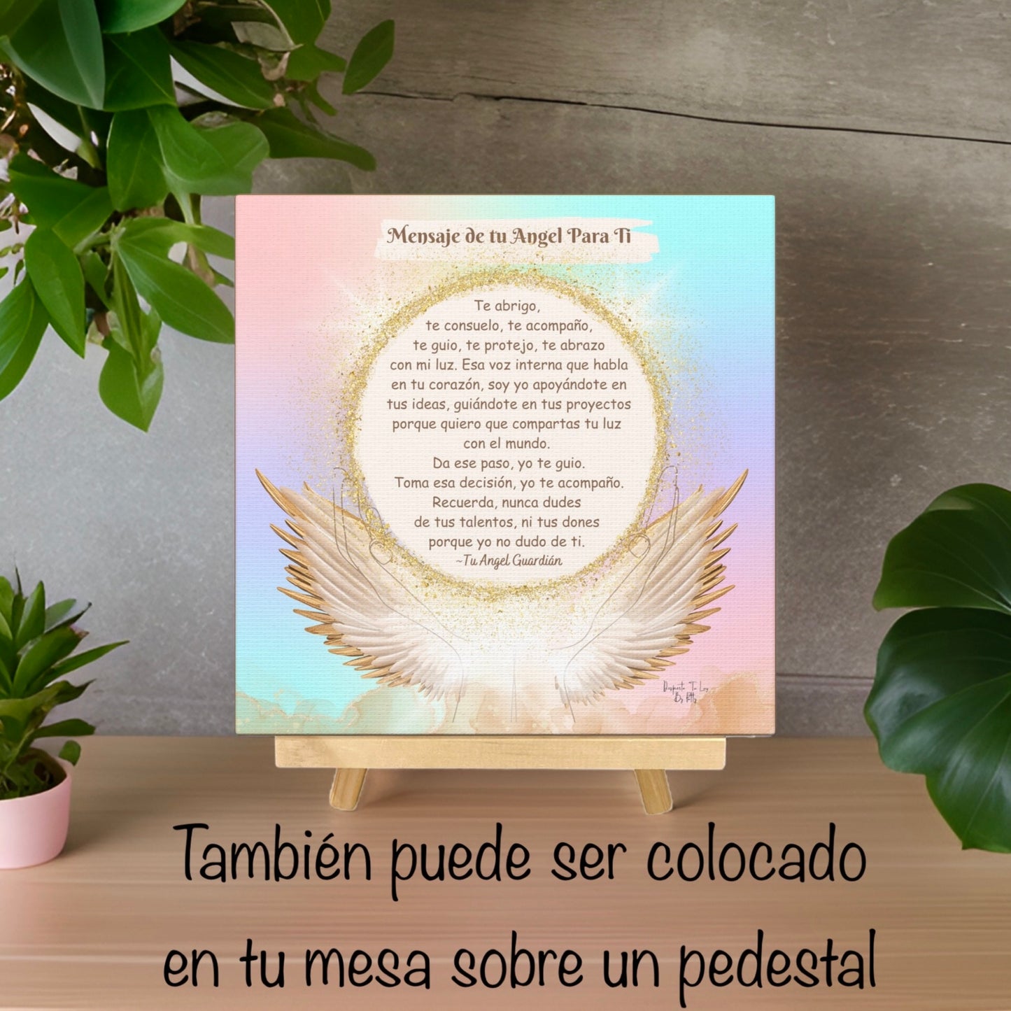 Lienzo Mensaje De Tu Angel