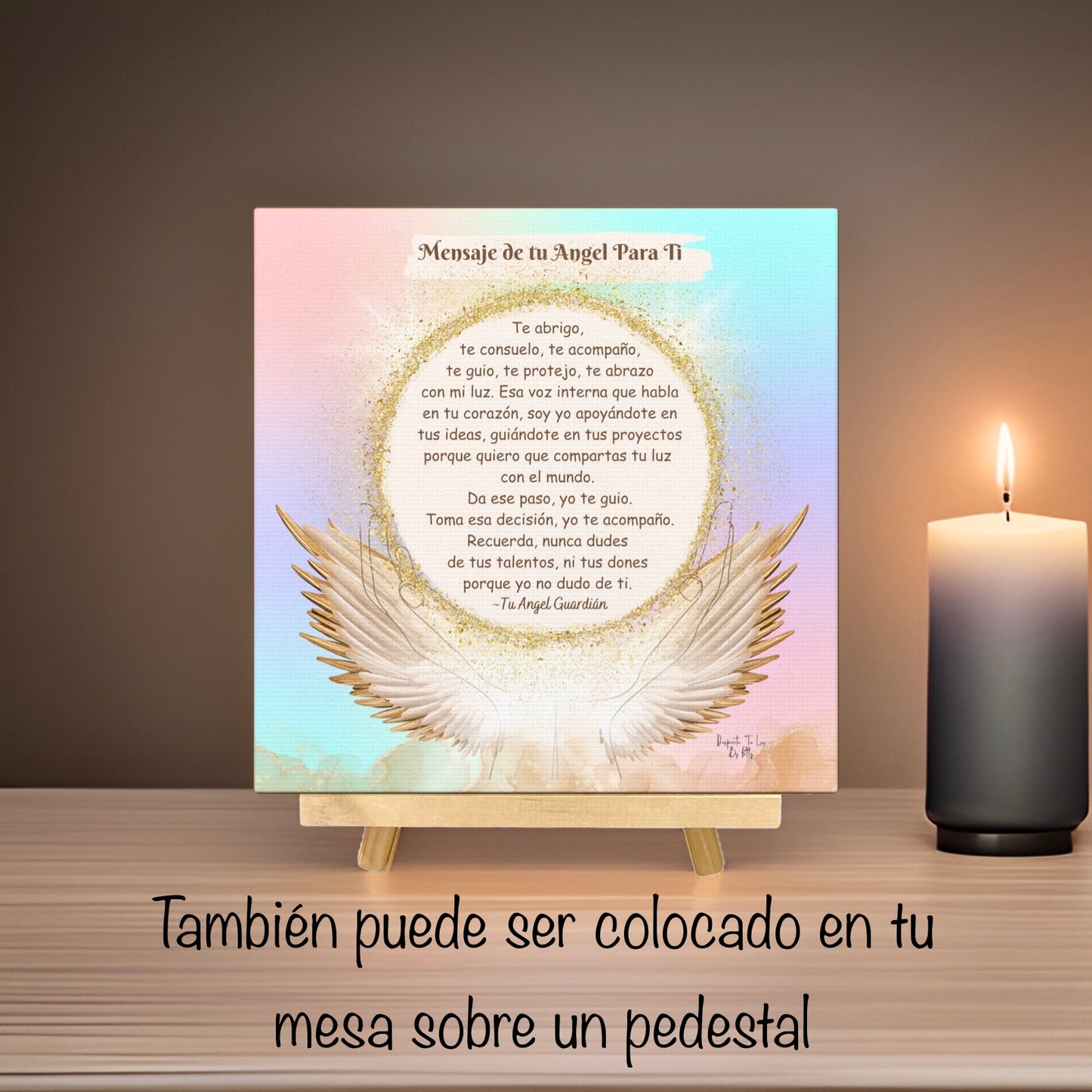 Lienzo Mensaje De Tu Angel